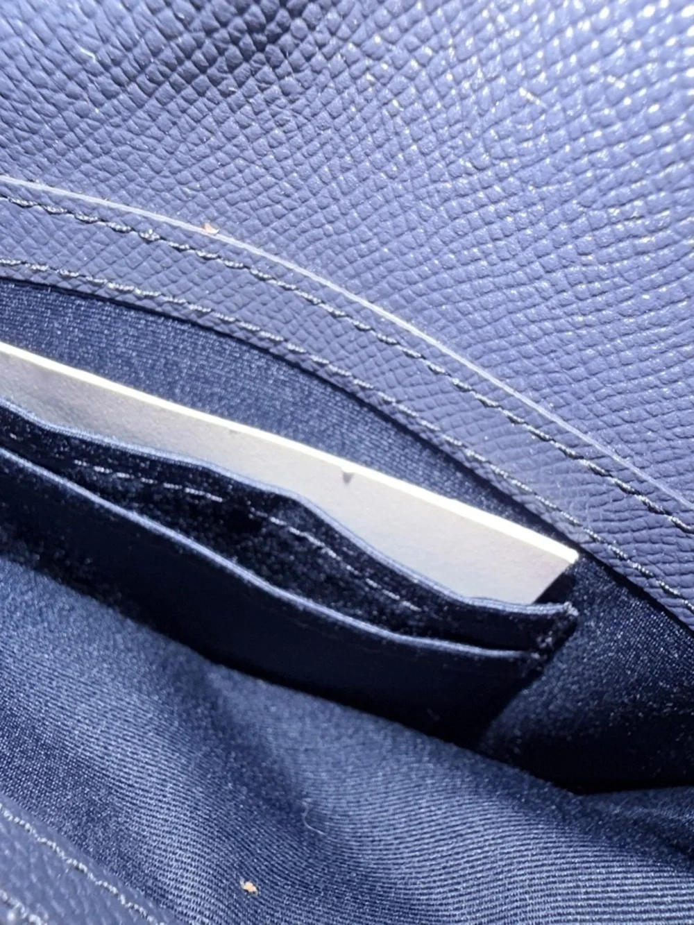 Coach wallet Navy Leather
